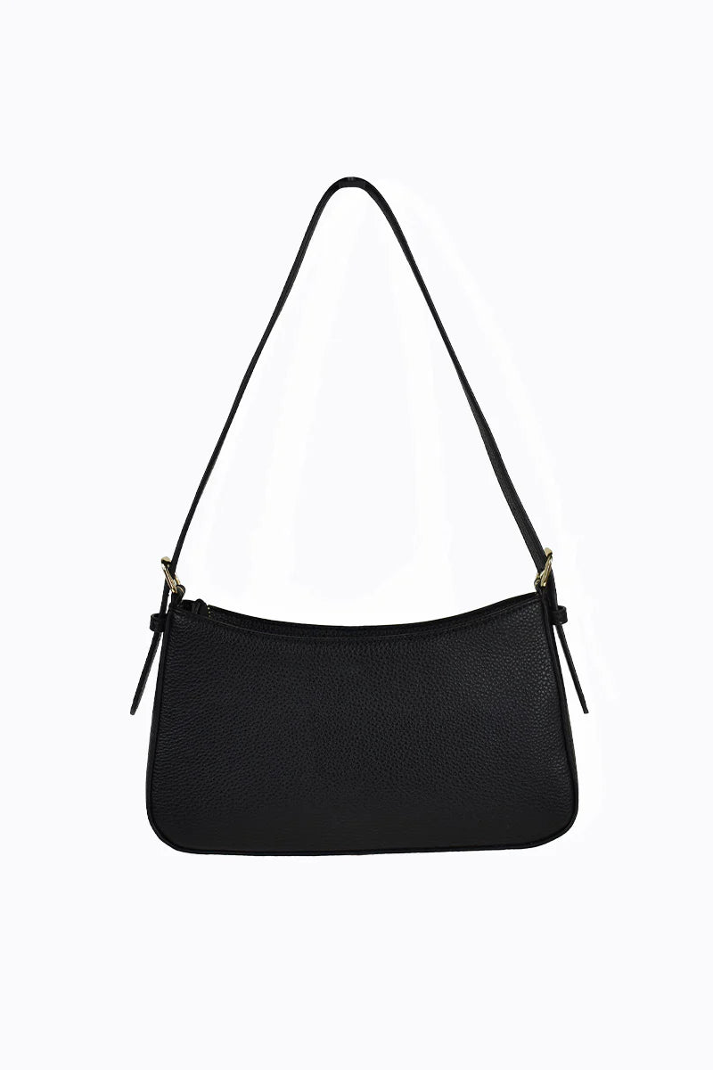 Peta + Jain Lilu Shoulder Bag-Black Pebble Gold