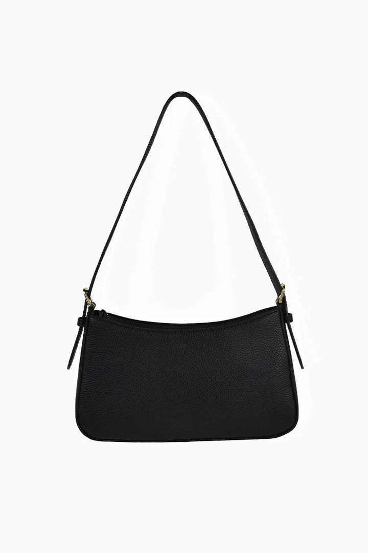 Peta + Jain Lilu Shoulder Bag-Black Pebble Gold