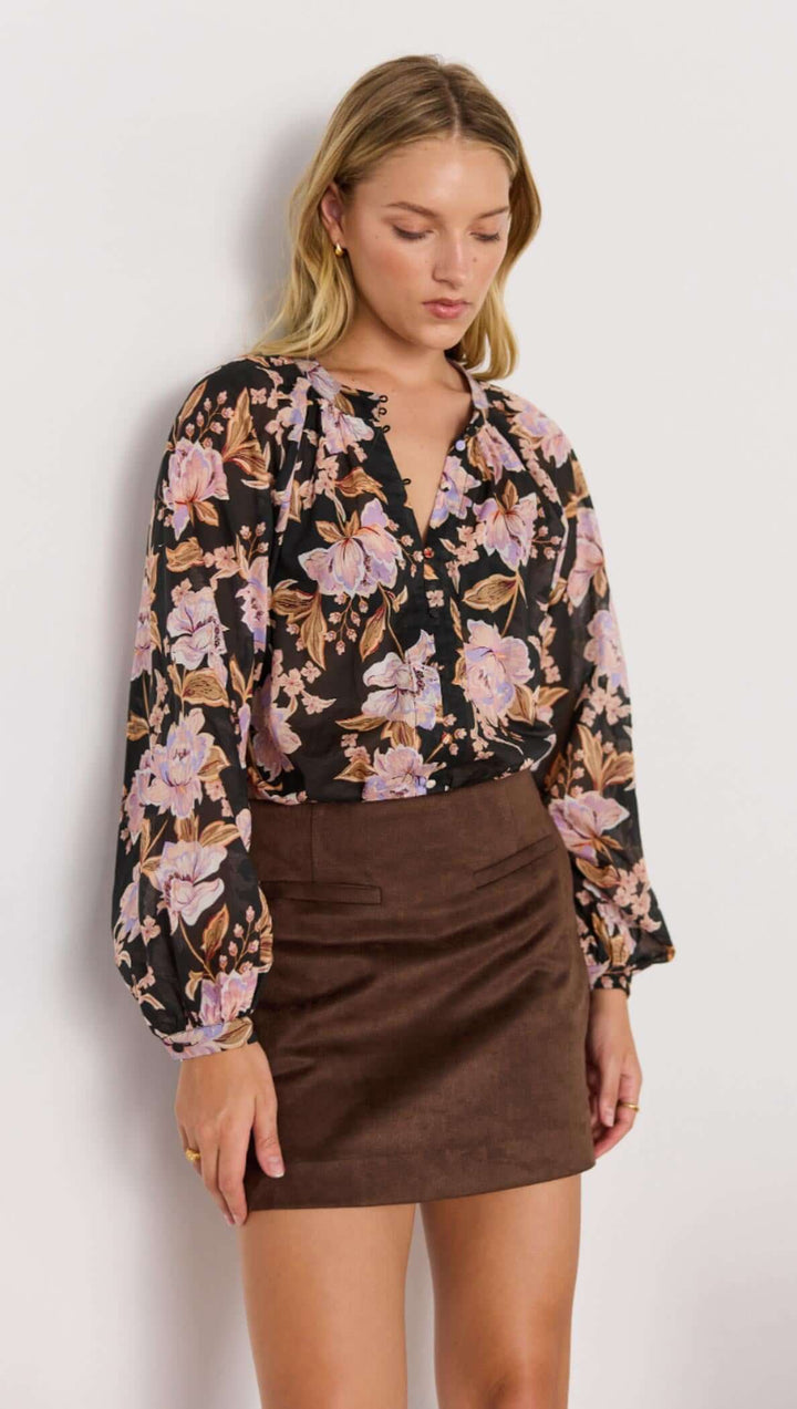 MinkPink Willow Blouse - Floral