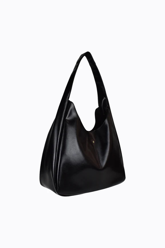 Peta + Jain Stormi Slouch Tote - Black PU/Gold