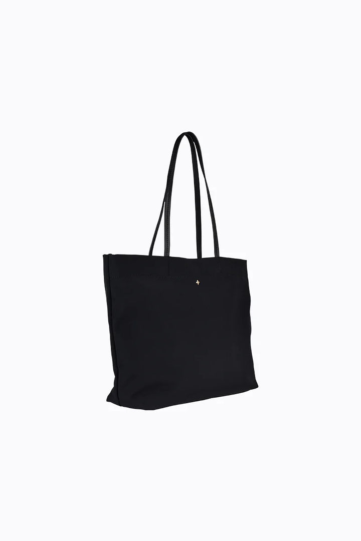 Peta + Jain Cosmo Nylon Tote Bag-Black Nylon/Gold