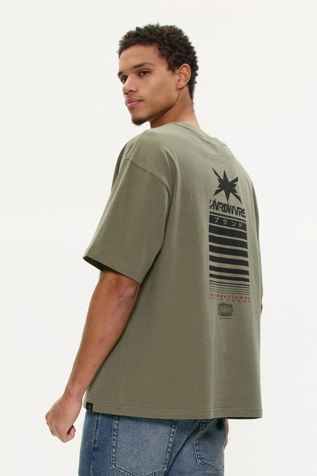 Abrand Bobby In Motion Tee - Sage Green