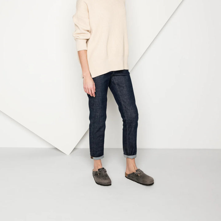 Birkenstock Boston Iron Oiled Leather SFB Regular
