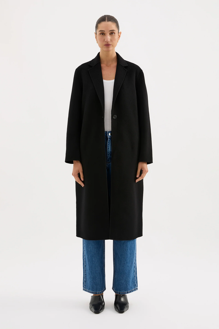 Nude Lucy Riley Wool Coat - Black