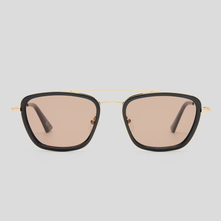 Le Specs Diametric Sunglasses - Gold/Black