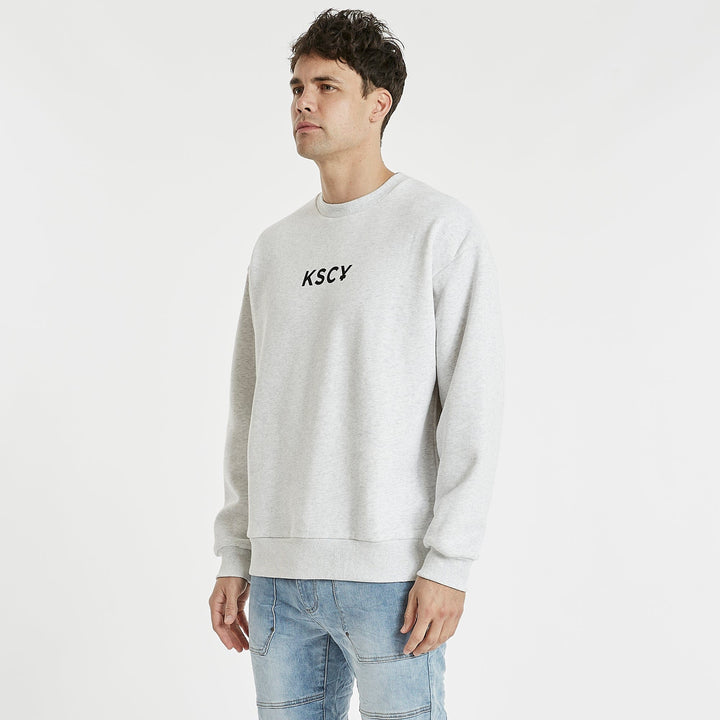 Calais Relaxed Sweater - Snow Marle