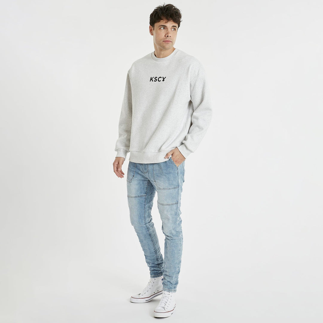 Calais Relaxed Sweater - Snow Marle
