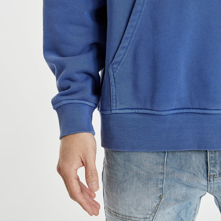 Camino Relaxed Hooded Sweater - Pigment Ultramarine