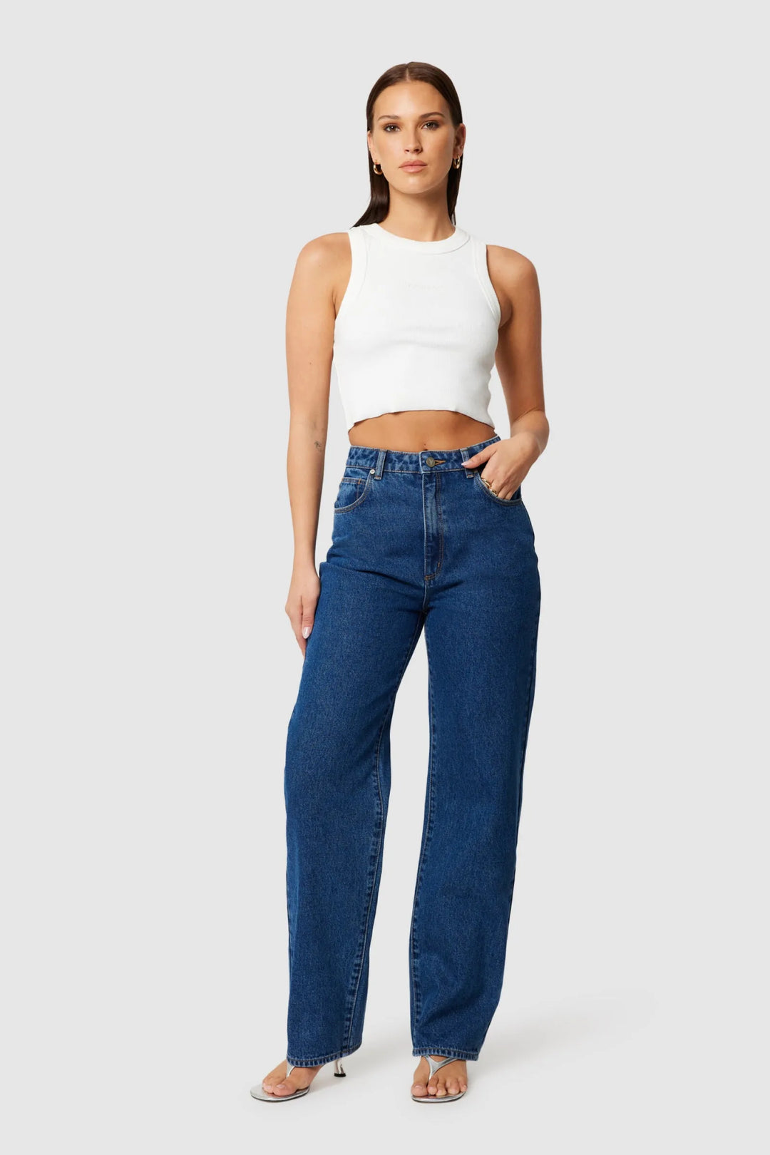 Abrand Carrie Jean - Bella - Mid Blue