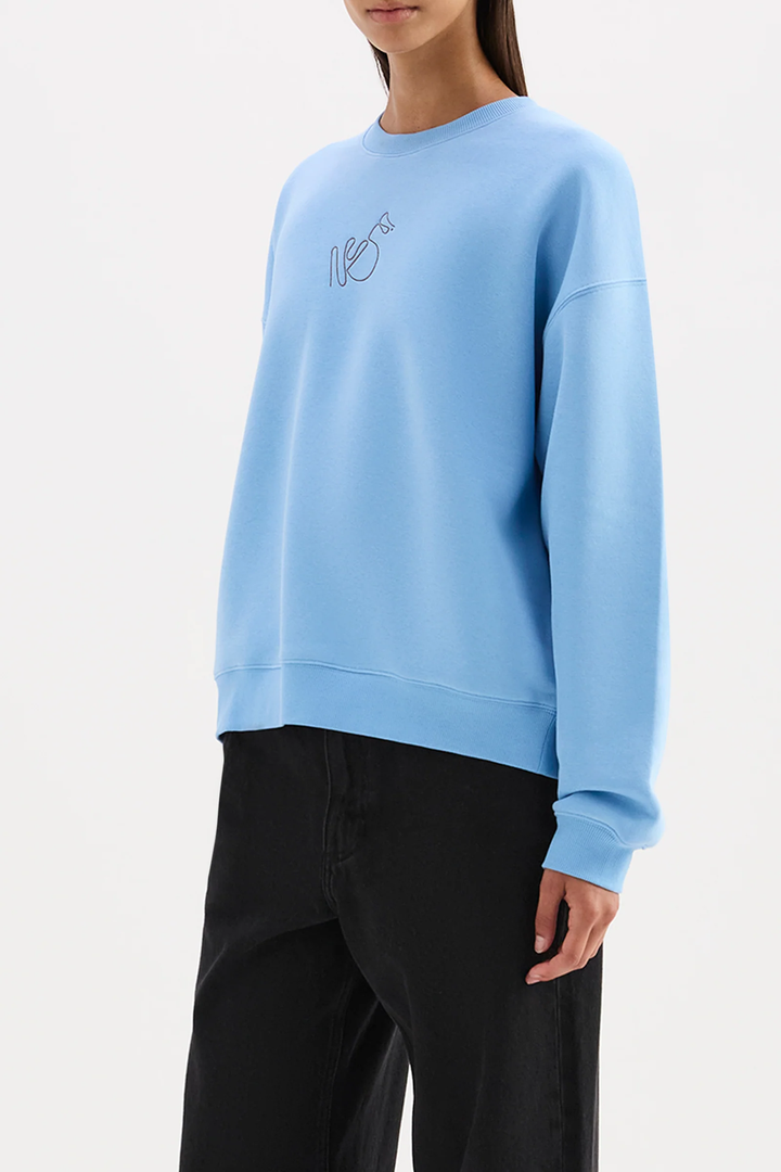Nude Lucy Logo Sweat - Horizon