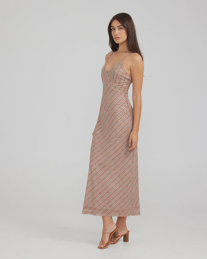 Charlie Holiday Lulu Maxi Dress- Retro Stripe