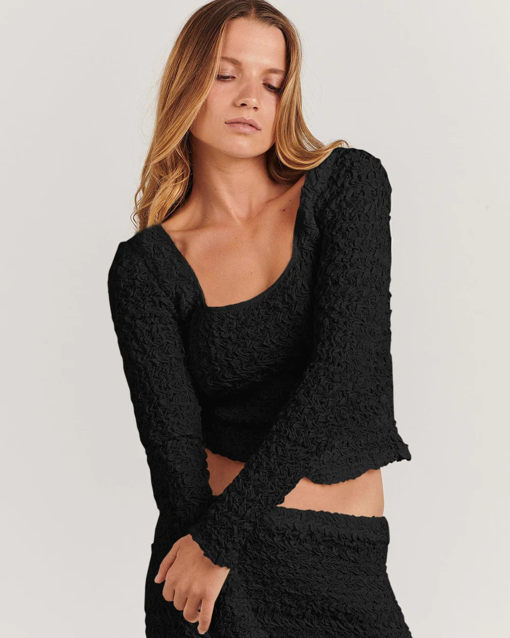 Charlie Holiday Gabby Top - Black