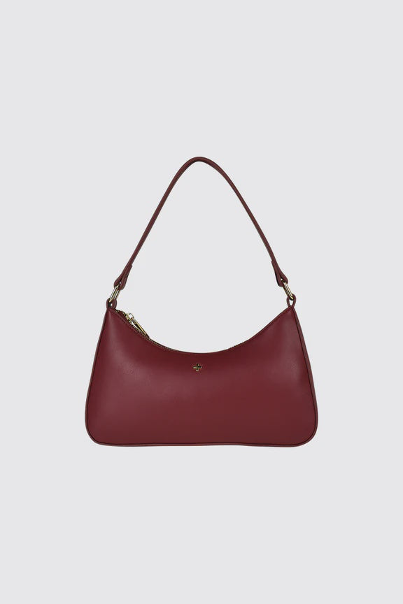 Peta + Jain Josee Shoulder Bag - Cherry Smooth/Gold