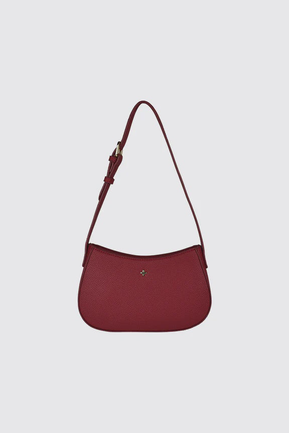 Peta + Jain Mood Shoulder Bag - Cherry Pebble/Gold