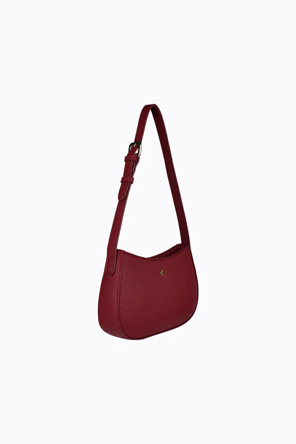 Peta + Jain Mood Shoulder Bag - Cherry Pebble/Gold