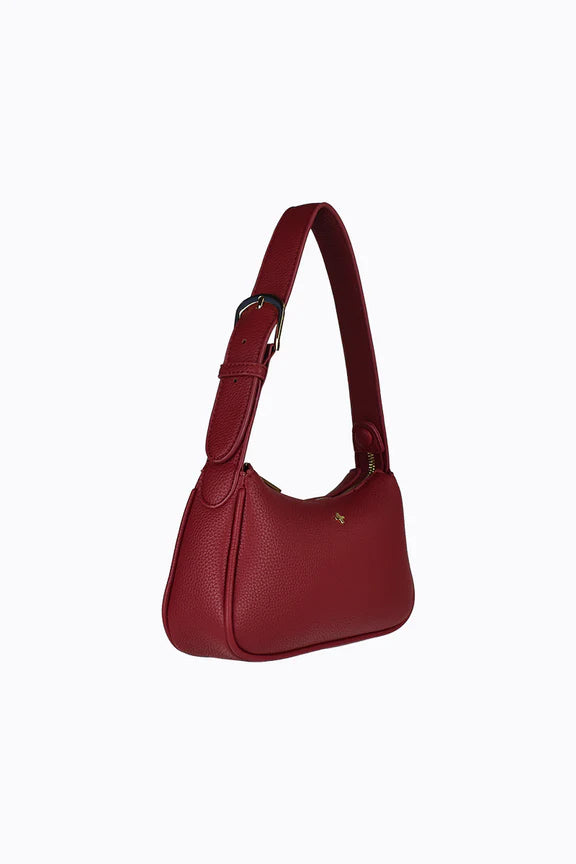 Peta + Jain Gabi Small Shoulder Bag - Cherry Pebble Gold