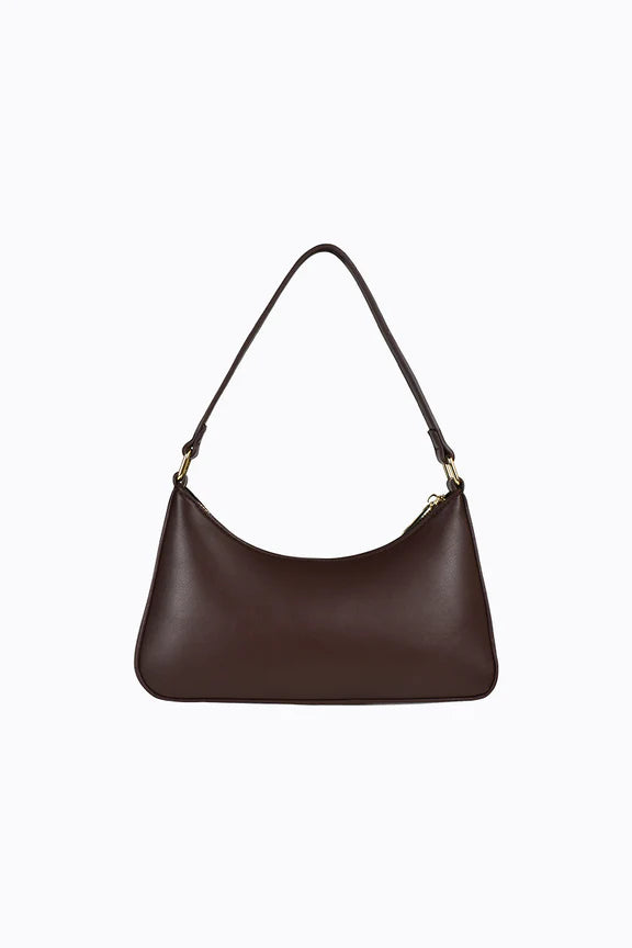 Peta + Jain Josee Shoulder Bag - Chocolate Smooth/Gold