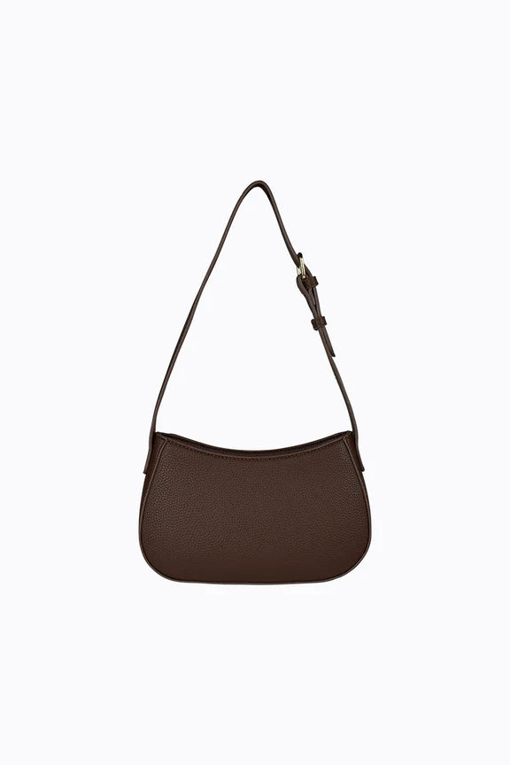 Peta + Jain Mood Shoulder Bag - Chocolate Pebble/Gold