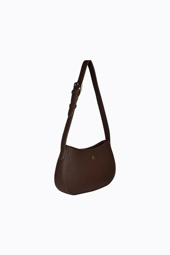 Peta + Jain Mood Shoulder Bag - Chocolate Pebble/Gold