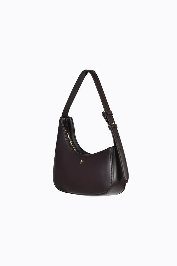 Peta + Jain Gala Assymetrical Shoulder Bag - Choc PU Gold