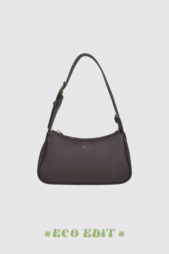 Peta + Jain Gabi Small Shoulder Bag - Choc Pebble Gold
