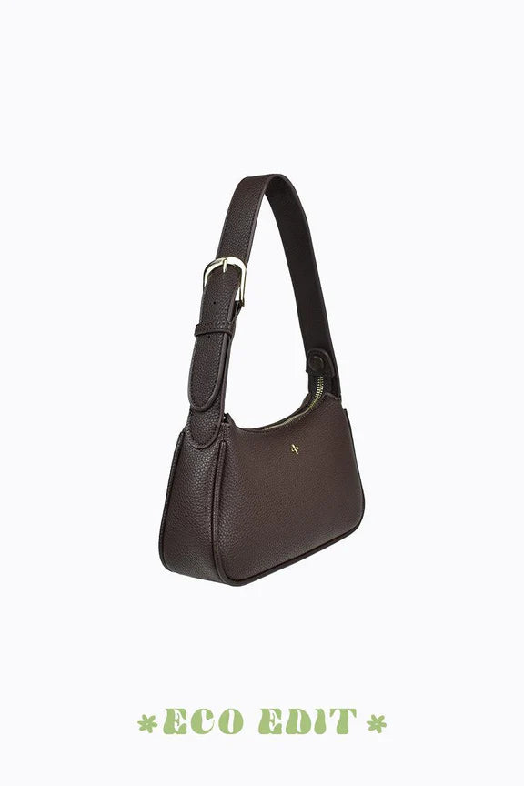 Peta + Jain Gabi Small Shoulder Bag - Choc Pebble Gold