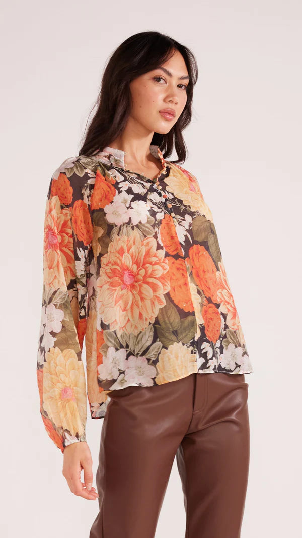 Minkpink Clementine Blouse - Vintage Floral