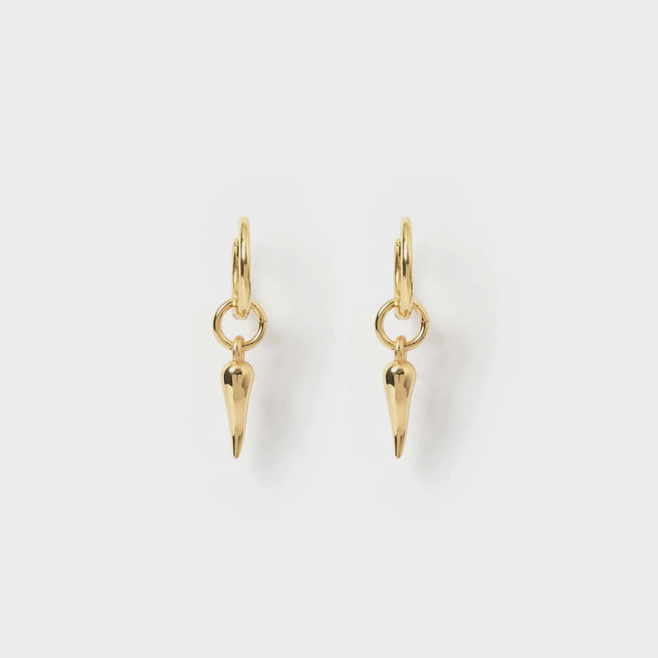 Arms Of Eve Cornicello Gold Charm Earrings - Small