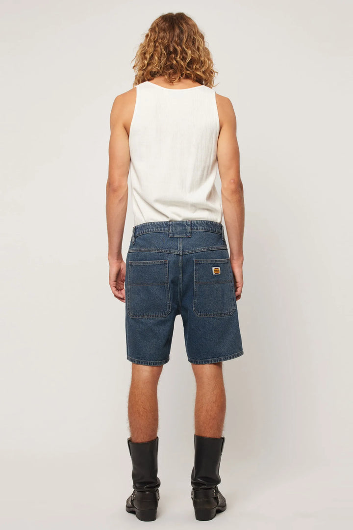 Rolla's Ezy Denim Short - Crimper - Mid Vintage Indigo