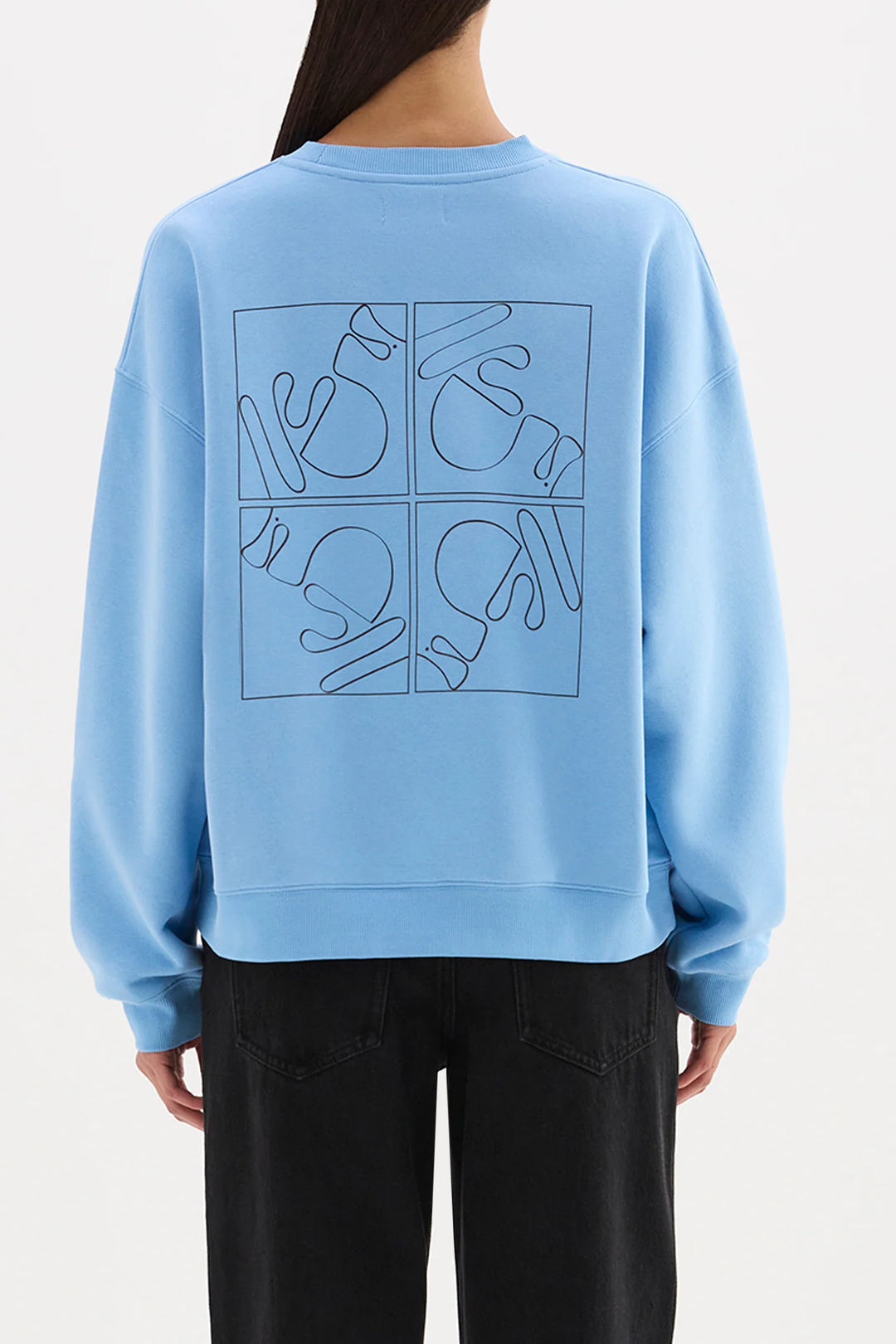 Nude Lucy Logo Sweat - Horizon