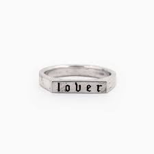 Sue The Boy Lover Stacker Ring - Sterling Silver