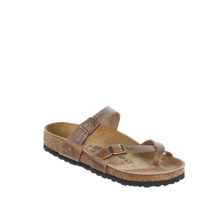 Birkenstock Mayari Tabacco Brown Oiled Leather Regular