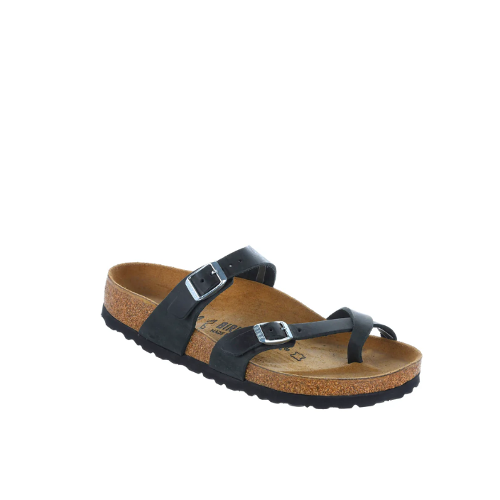 Birkenstock Mayari Black Oiled Leather Regular