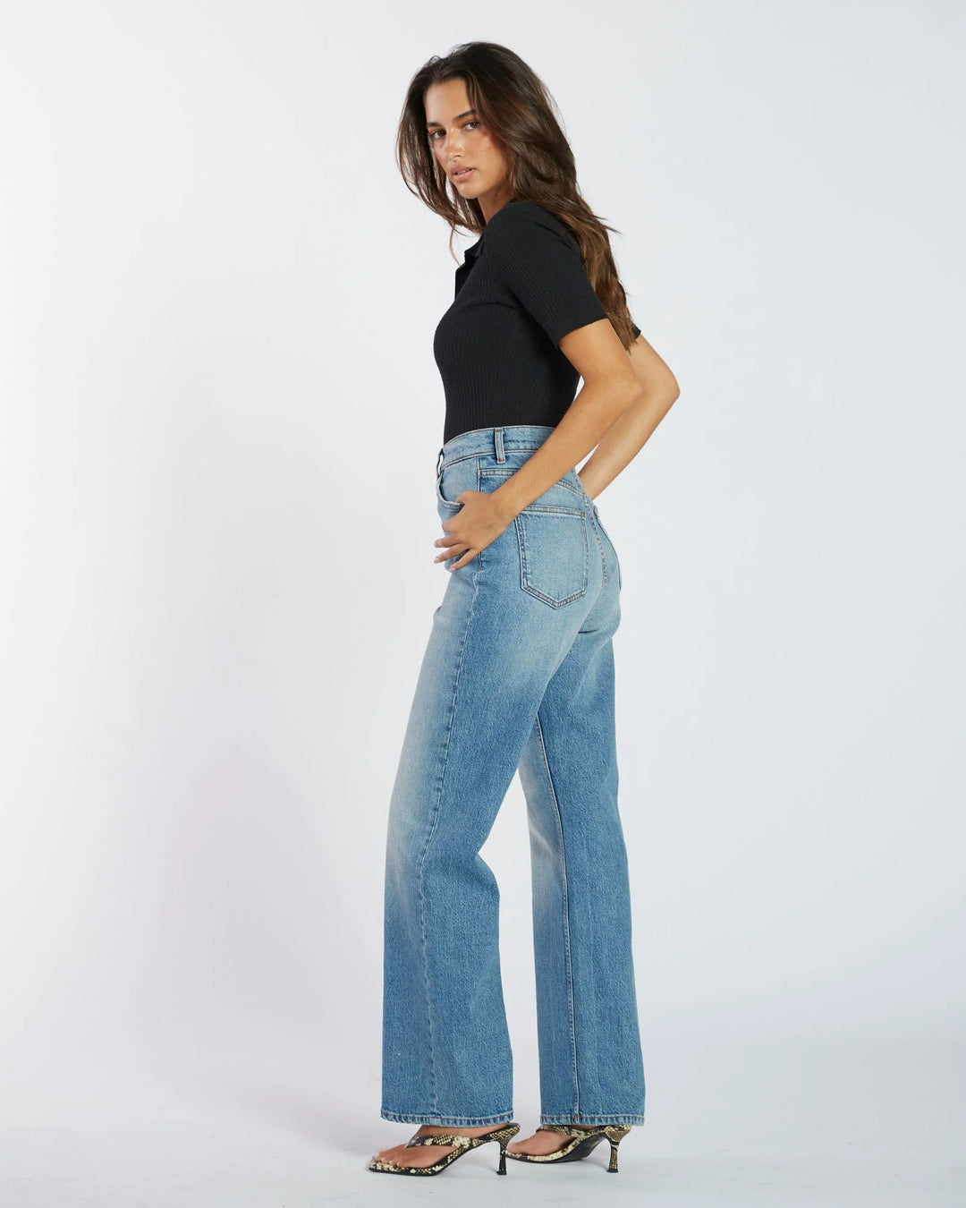 Dr Denim Echo Jean - Bay Sky Fade