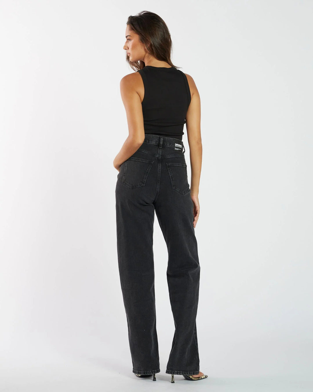 Dr Denim Echo Jean - Tar Retro Black