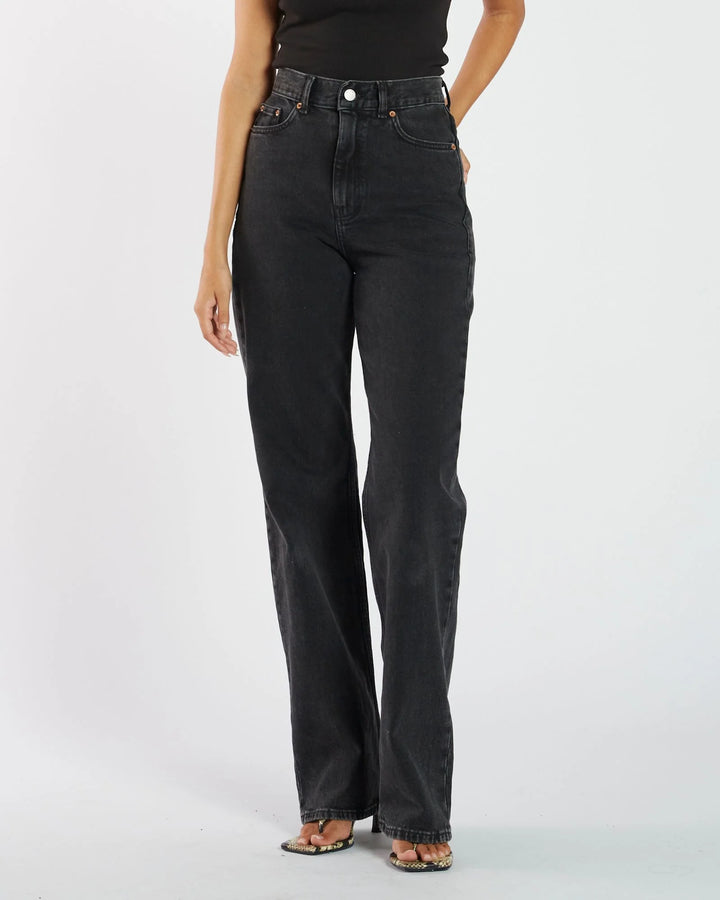 Dr Denim Echo Jean - Tar Retro Black