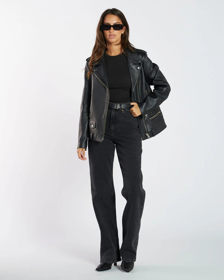 Dr Denim Echo Jean - Tar Retro Black