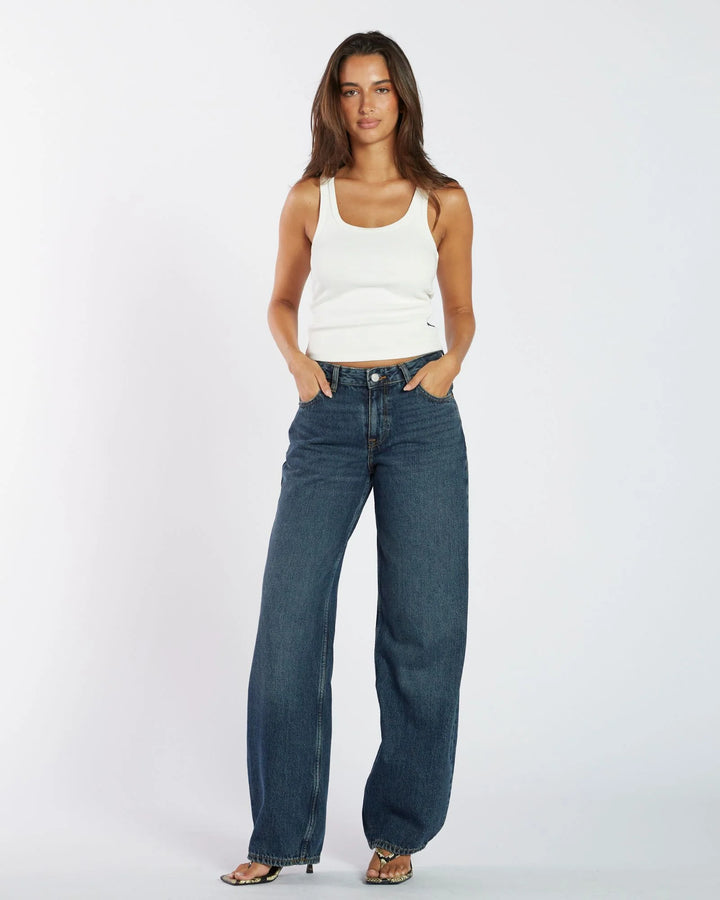 Dr Denim Hill Low Jean - Canyon Dark Used