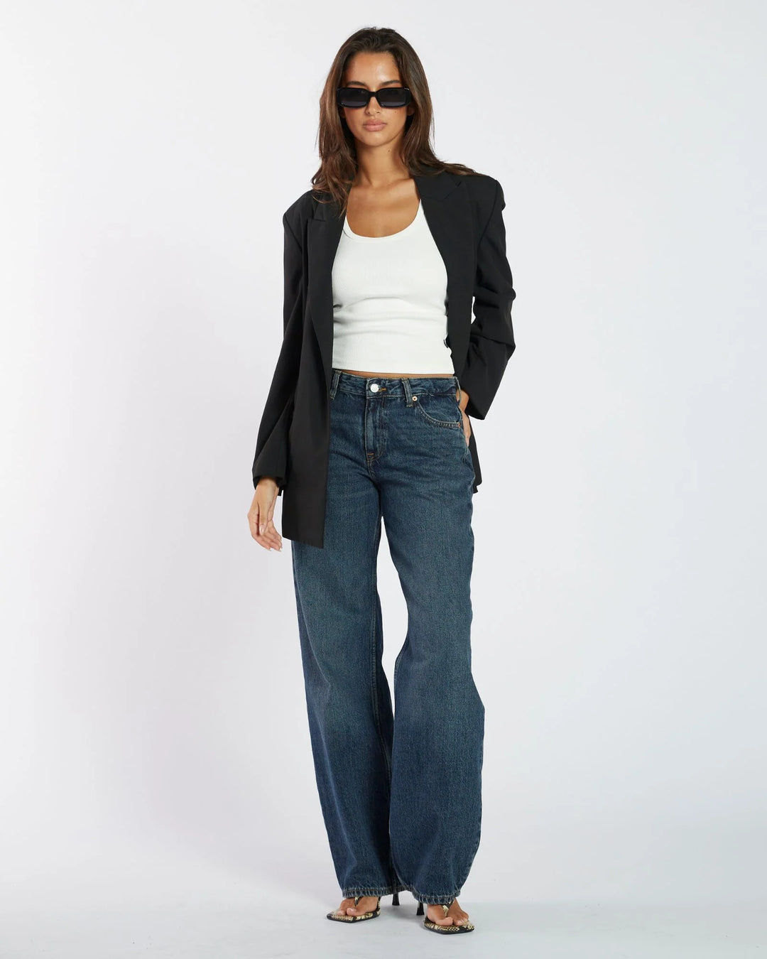 Dr Denim Hill Low Jean - Canyon Dark Used