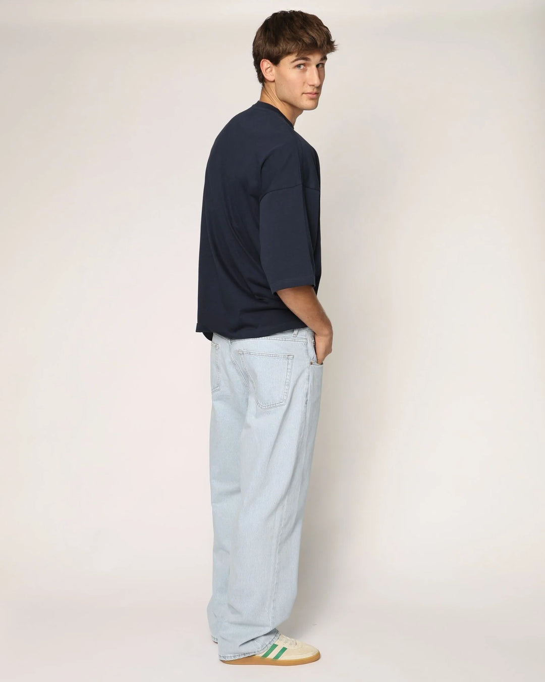 Dr Denim Omar Relaxed Jean - Stream Superlight Retro Contrast