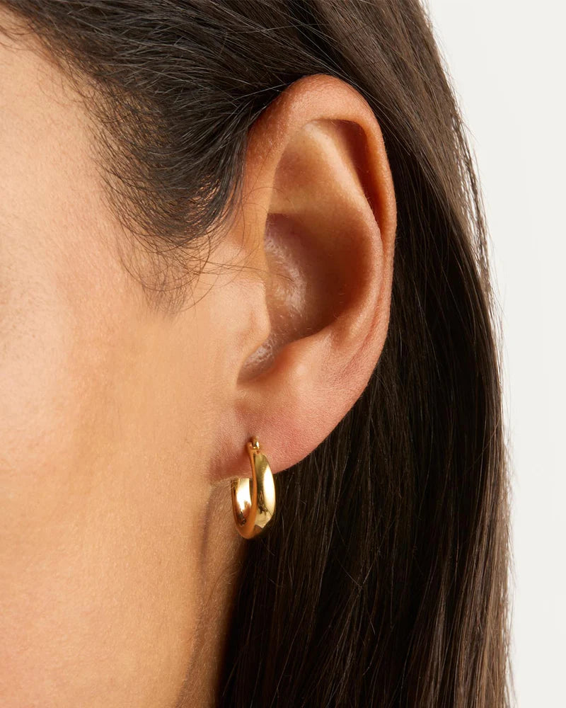 By Charlotte Infinite Horizon Small Hoops-18k Gold Vermeil
