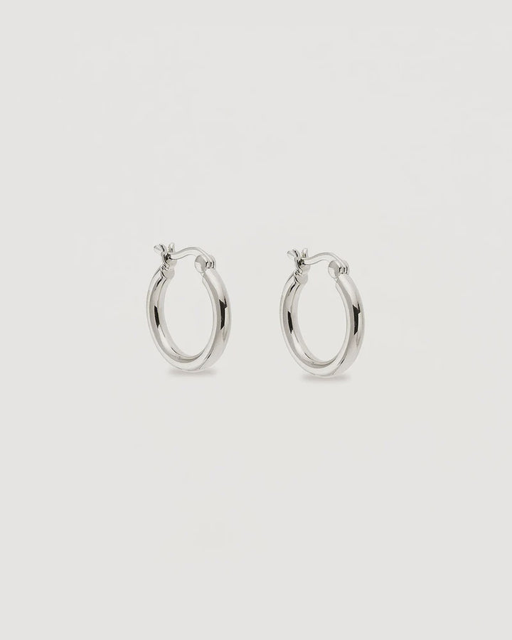 By Charlotte Sunrise Small Hoops- Sterling Silver