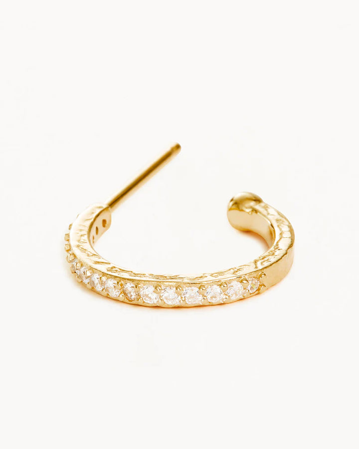 By Charlotte 18k Gold Vermeil Divine Light Hoops