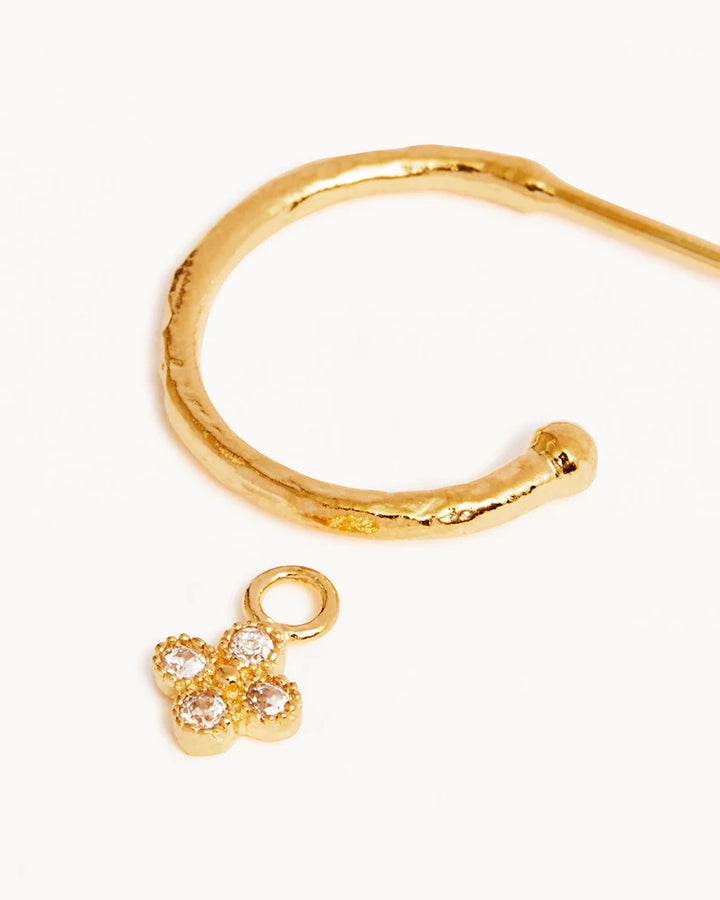 By Charlotte 18k Gold Vermeil Luminous Hoops