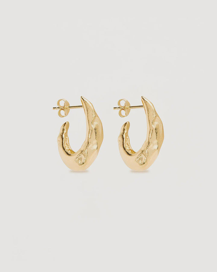 By Charlotte Wild Heart Hoops - 18k Gold Vermeil