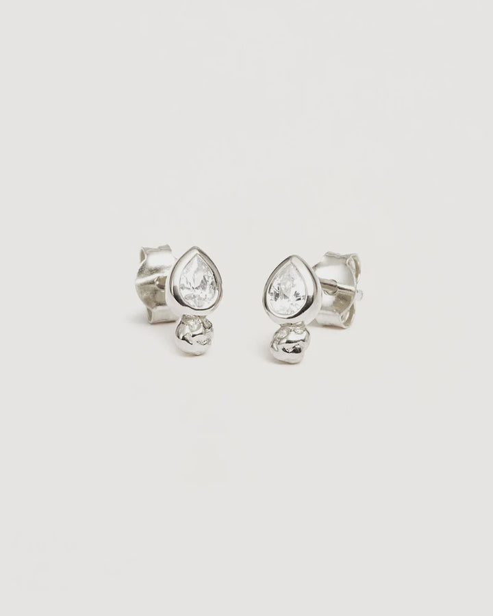 By Charlotte Adore You Stud Earrings - Sterling Silver