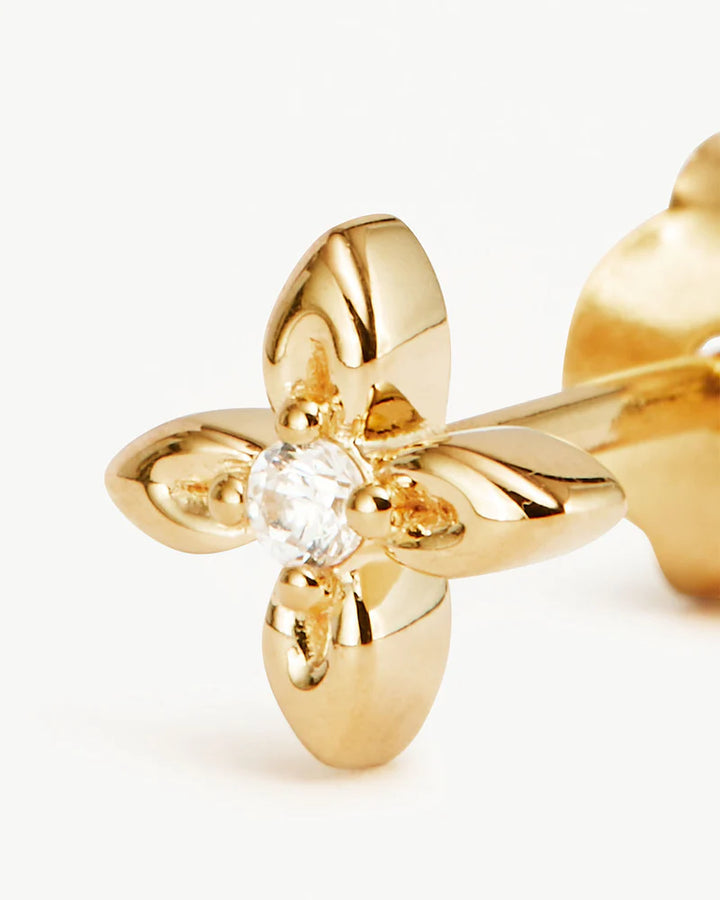 By Charlotte Live In Light Stud Earrings - 18k Gold Vermeil