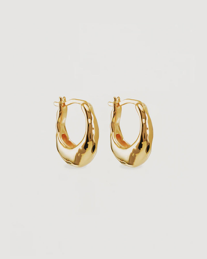 By Charlotte Radiant Energy Small Hoops - 18k Gold Vermeil