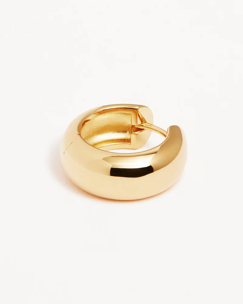 By Charlotte 18k Gold Vermeil Bold Small Hoops