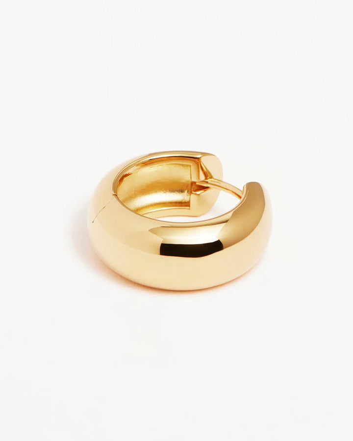 By Charlotte 18k Gold Vermeil Bold Small Hoops